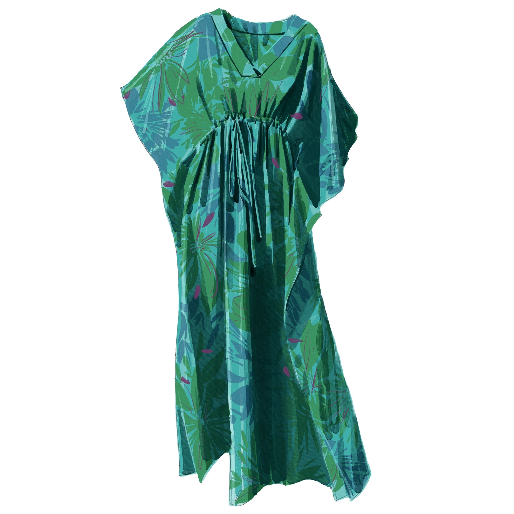 Cover up silky dress caftan Saint Mojavi outlet Small