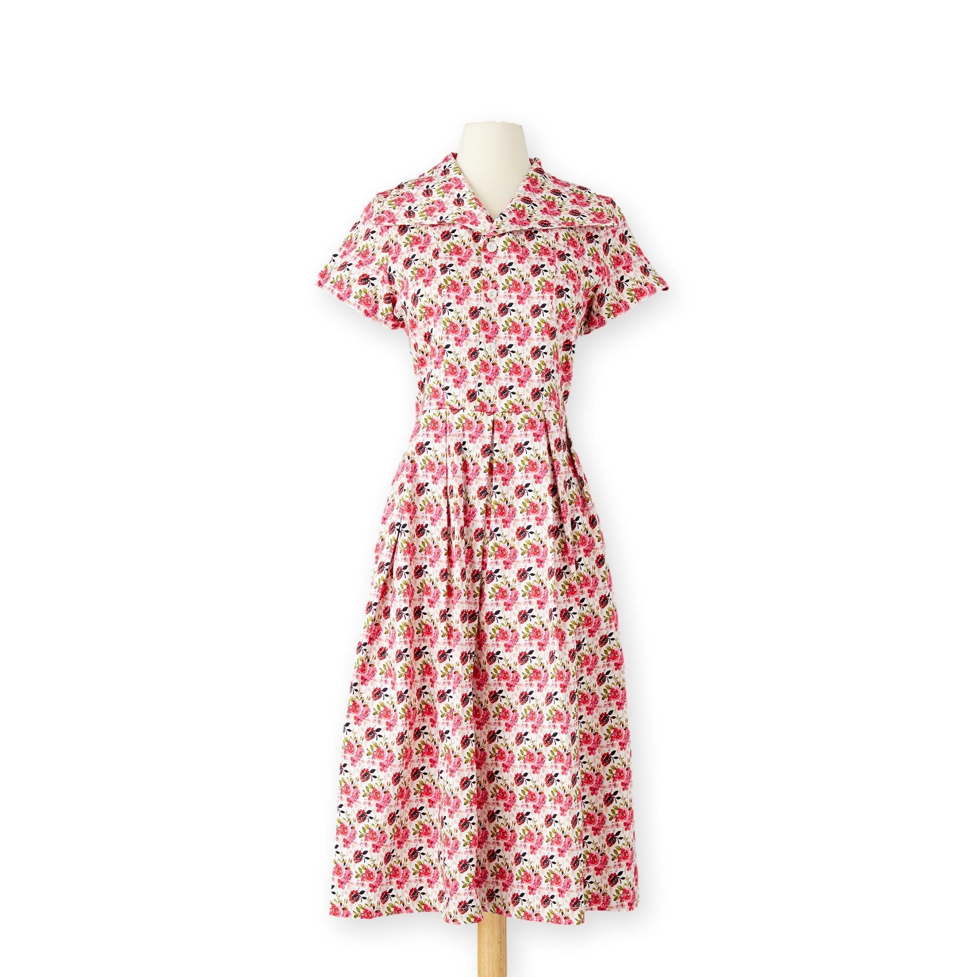 Floral Tea Dress - The J. Peterman Company