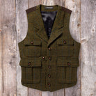 Four Pocket Tweed VestBrown