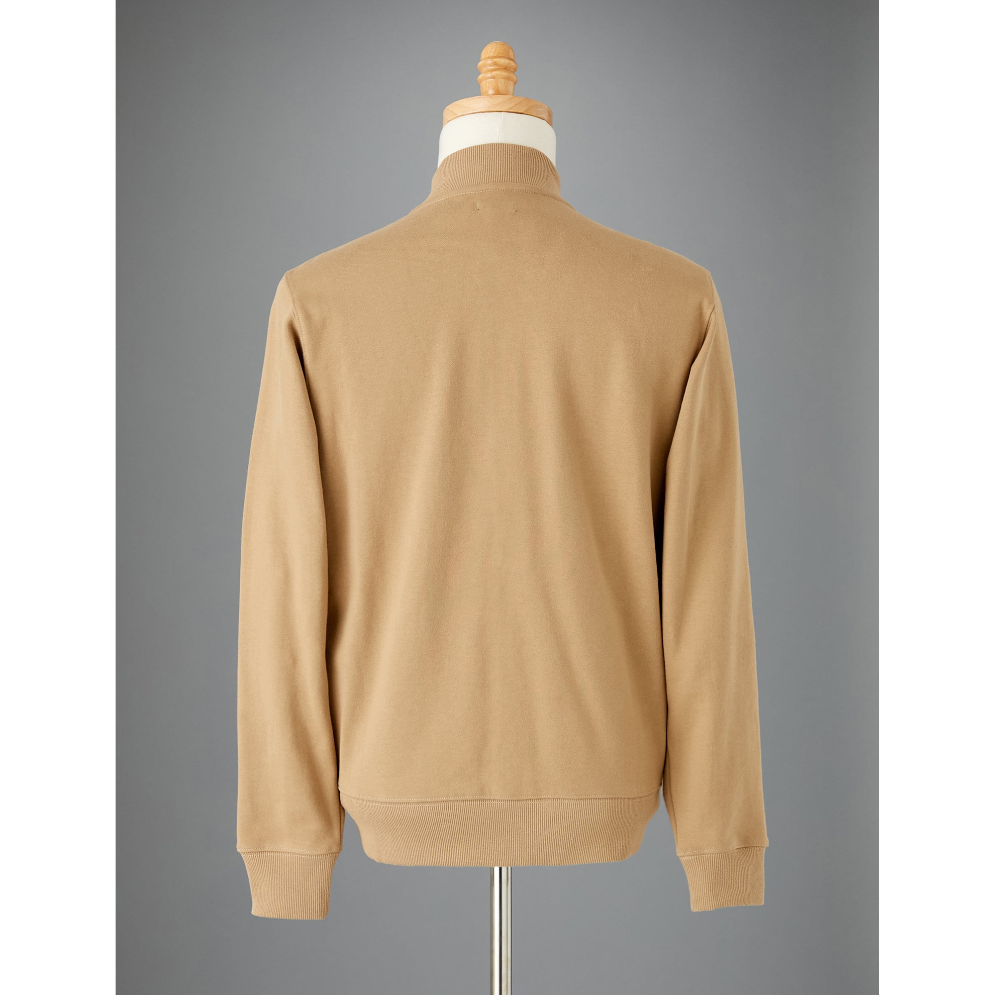 French Terry Bomber Cardigan - The J. Peterman Company