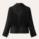 Fringe Suede JacketBlack