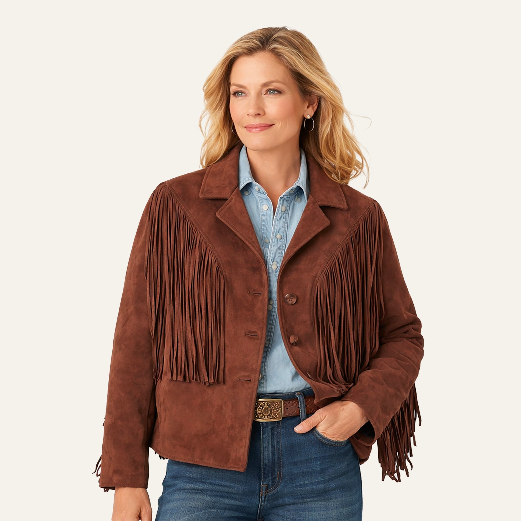 Fringe Suede Jacket - The J. Peterman Company