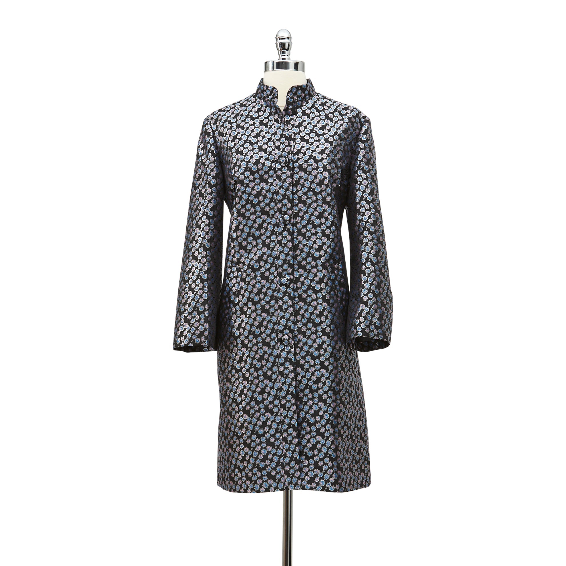 ジャケット・アウター LA PEAU DE GEMshaggy middle coat la peau de gem shaggy middle coat black