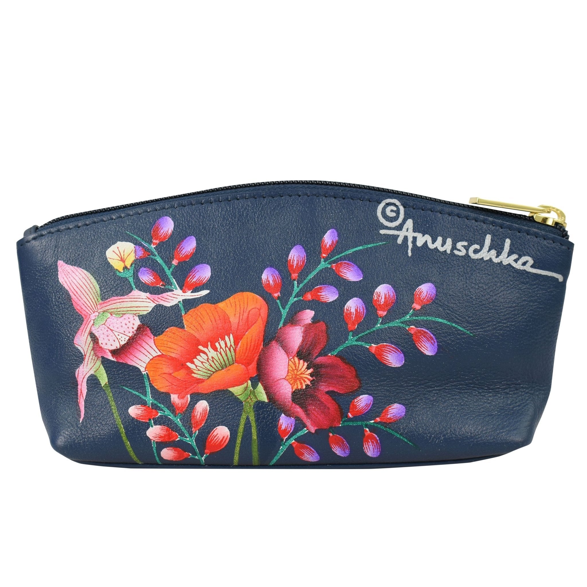 ANUSCHKA Handpainted Cosmetic online Pouch