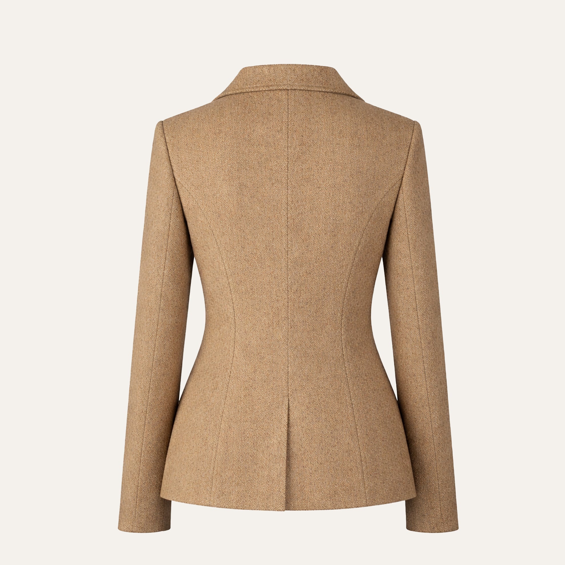 Her Tweed BlazerCamel