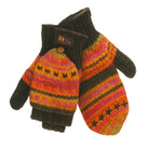 Himalayan Fleece - Lined Wool MittensMardi Gras