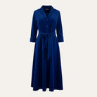 Holiday Corduroy 1947 DressNavy