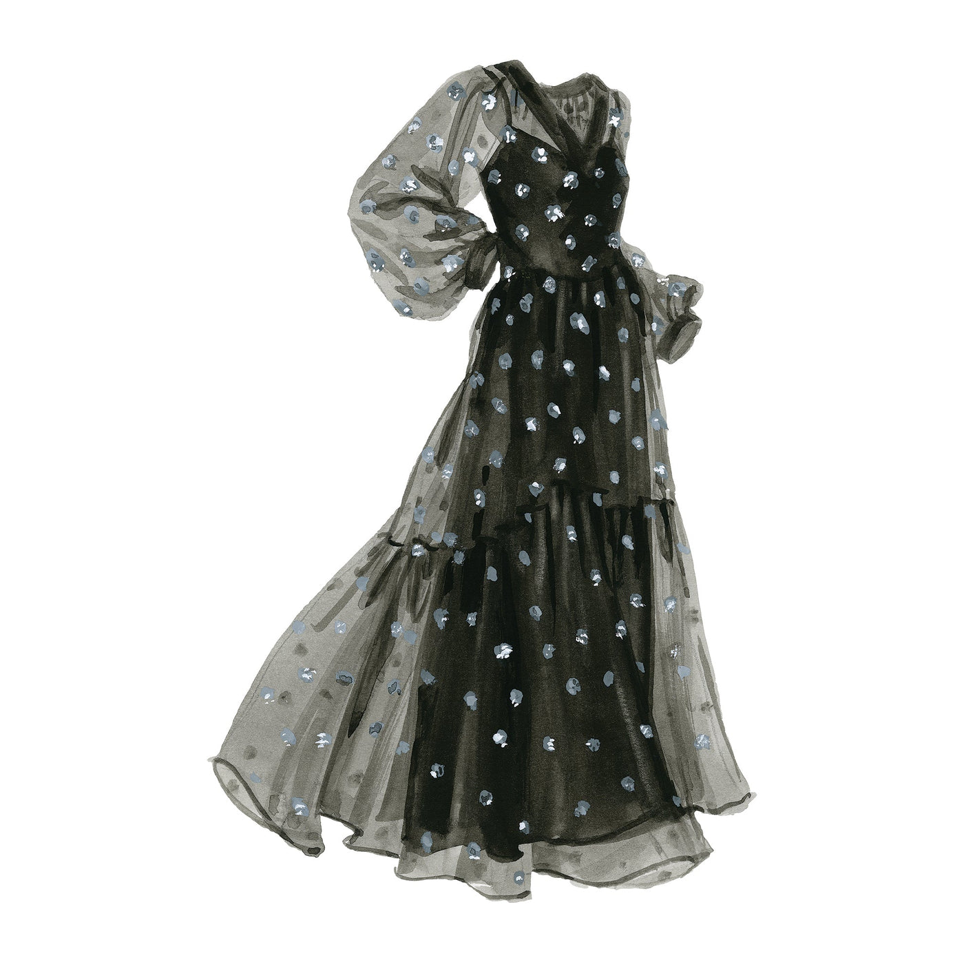 The Shining Spotlight Dress Black