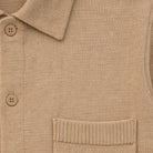 Italian - Style Linen CardiganKhaki