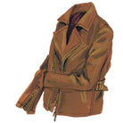 Italian Suede Moto JacketBrown