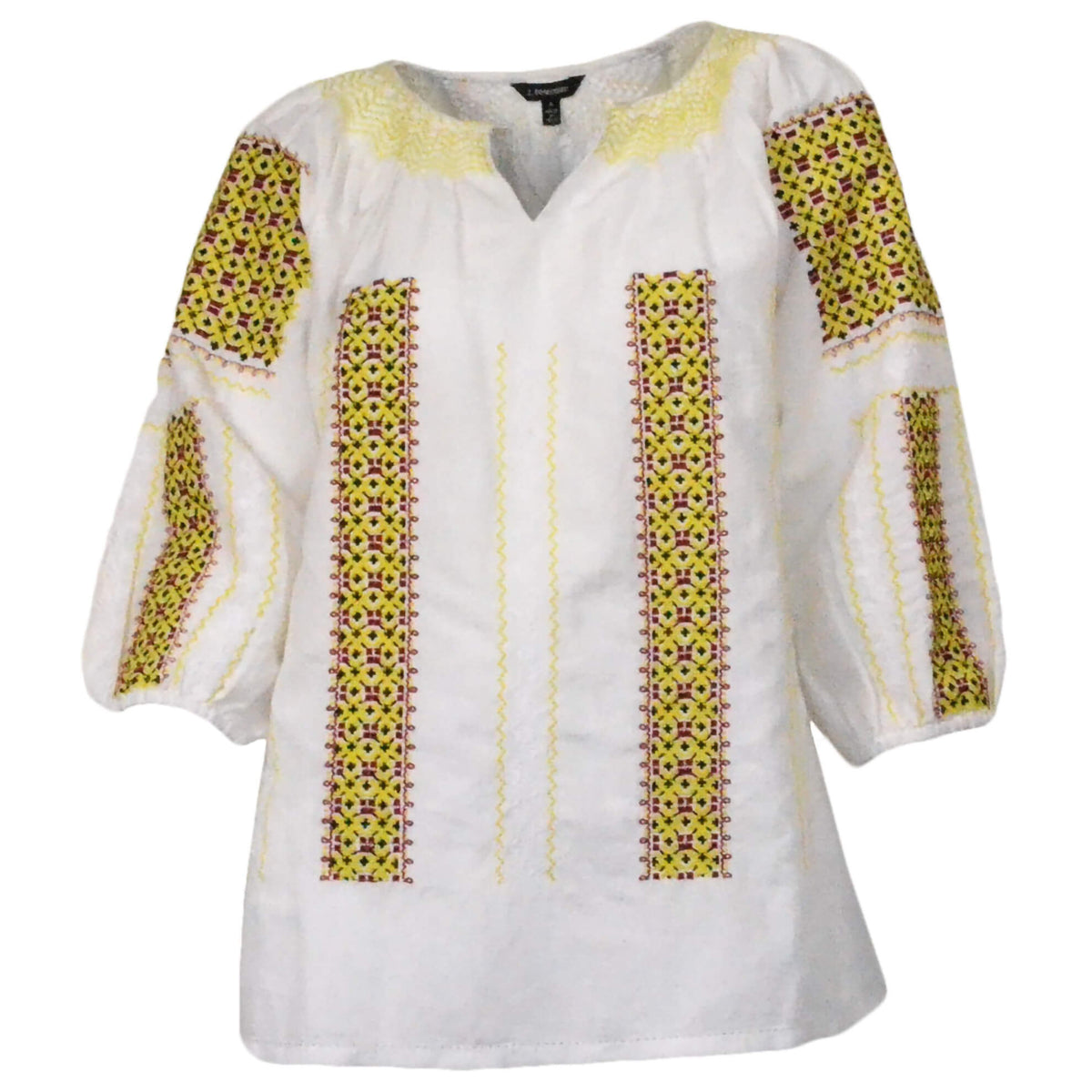 White Mark Plus Size Keyhole Neck Cutout Short Sleeve Top