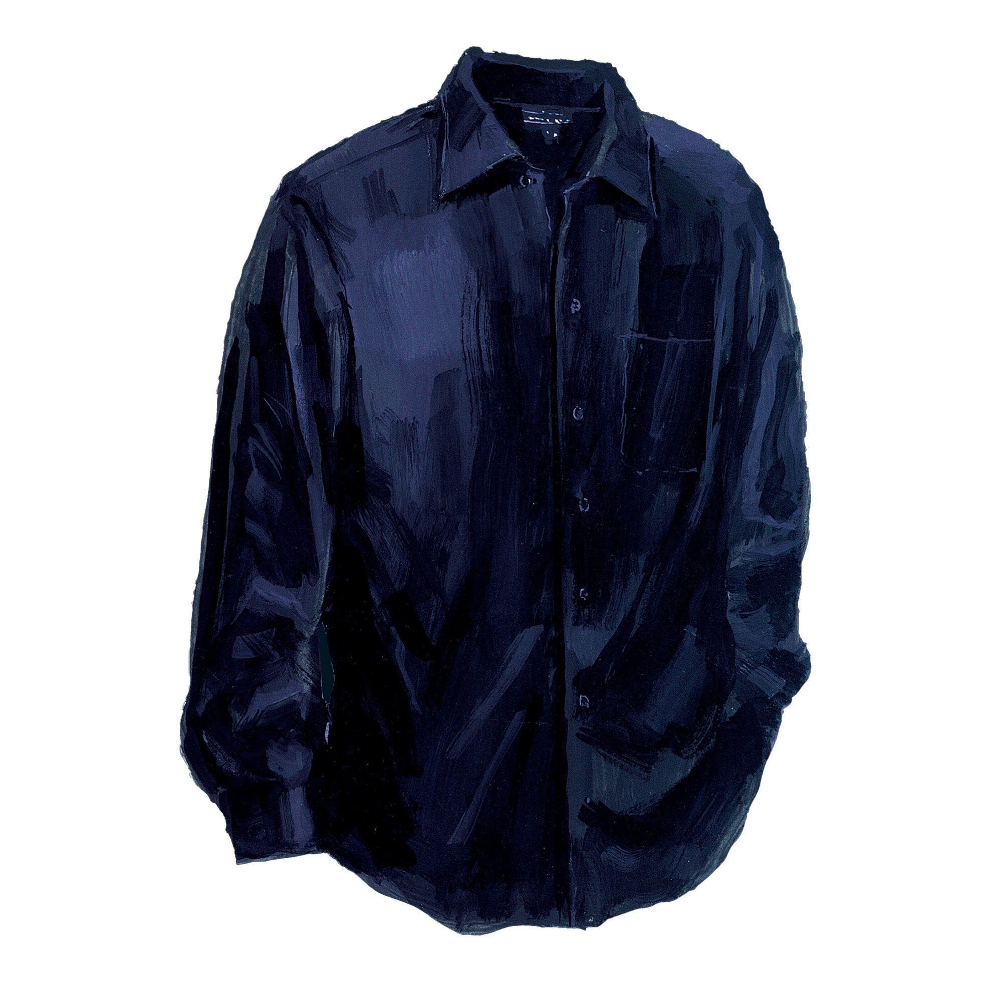 JG Silk ShirtDark Blue