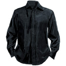 JG Slim Fit Silk ShirtBlack