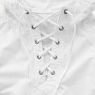 Lace - Up Sailing SmockWhite