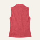 Lana's Tie - Front Linen BlouseRose