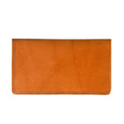 Leather Checkbook CoverVegetable Tanned - Tan