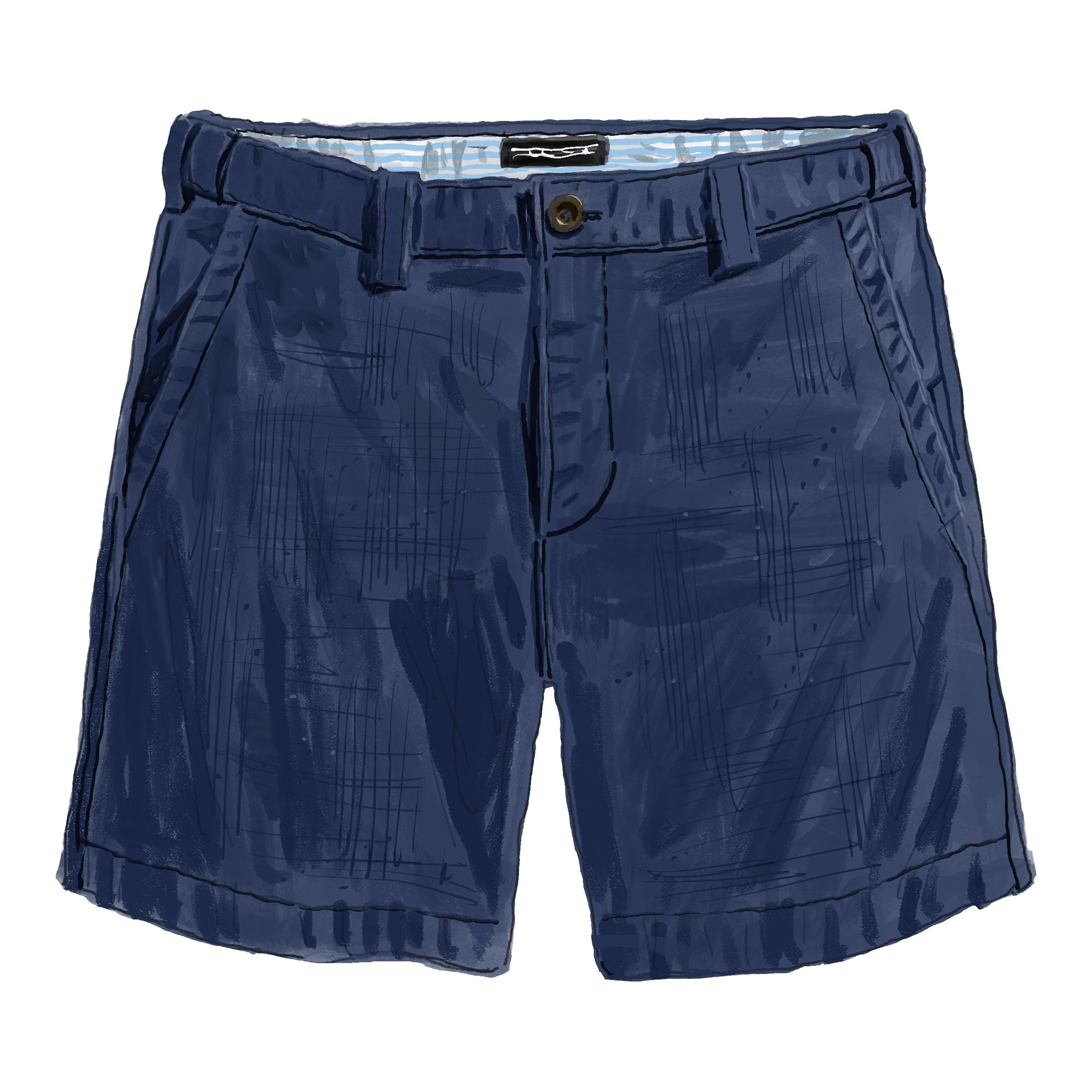 Life is Grand Chino ShortsWashed Navy