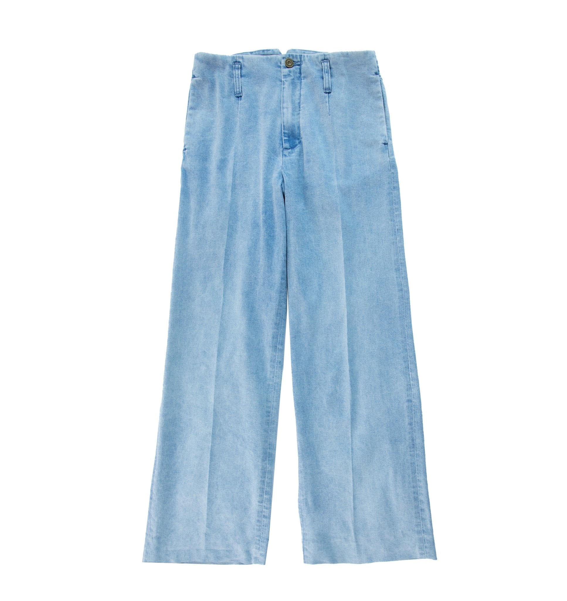 Lightweight Denim Wide LegsLight Indigo