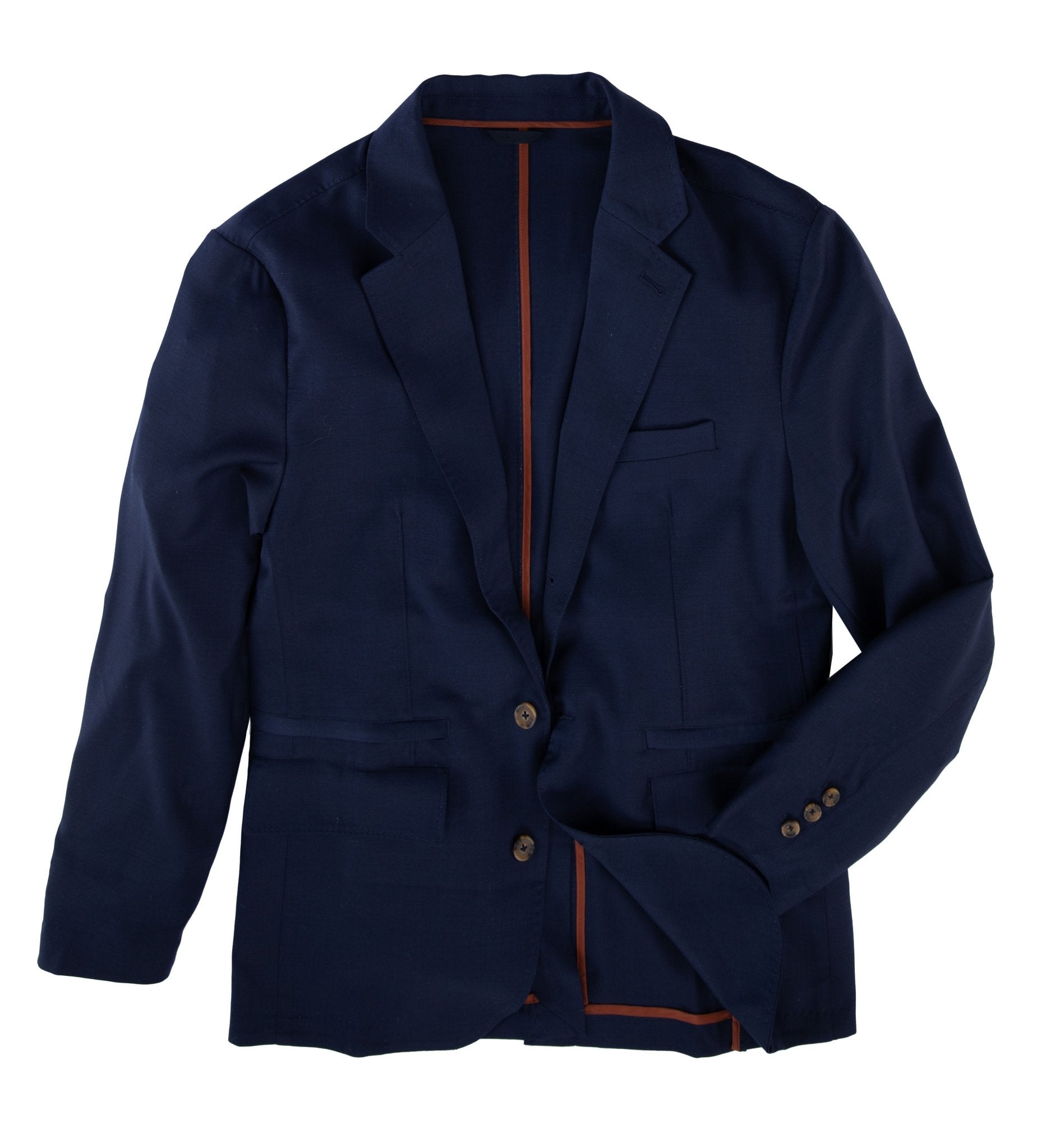 Lightweight Wool Travel Sport CoatNavy