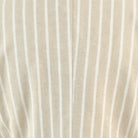 Linen Oversized BlazerKhaki Ivory Stripe