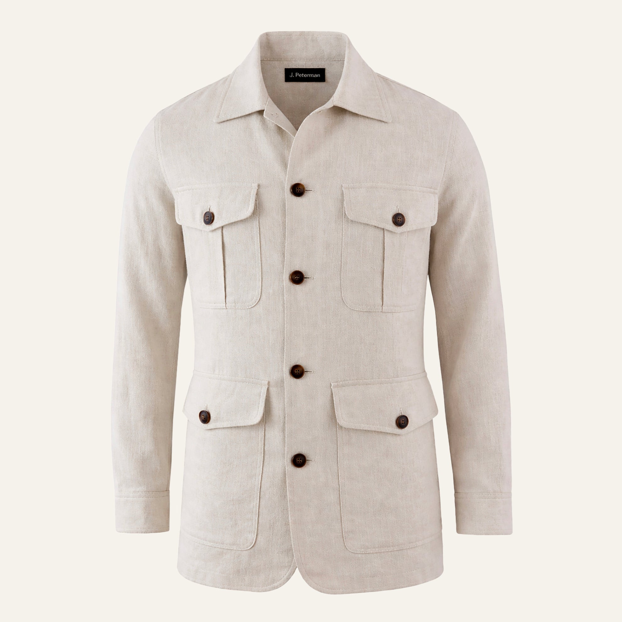 Linen Safari JacketKhaki