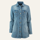 Long Denim JacketIndigo