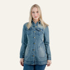 Long Denim JacketIndigo