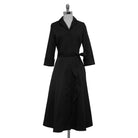 Long - Sleeve 1947 DressBlack