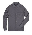 Long Sleeve Pique Polo ShirtGrey