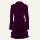 Long Velvet BlazerDeep Purple