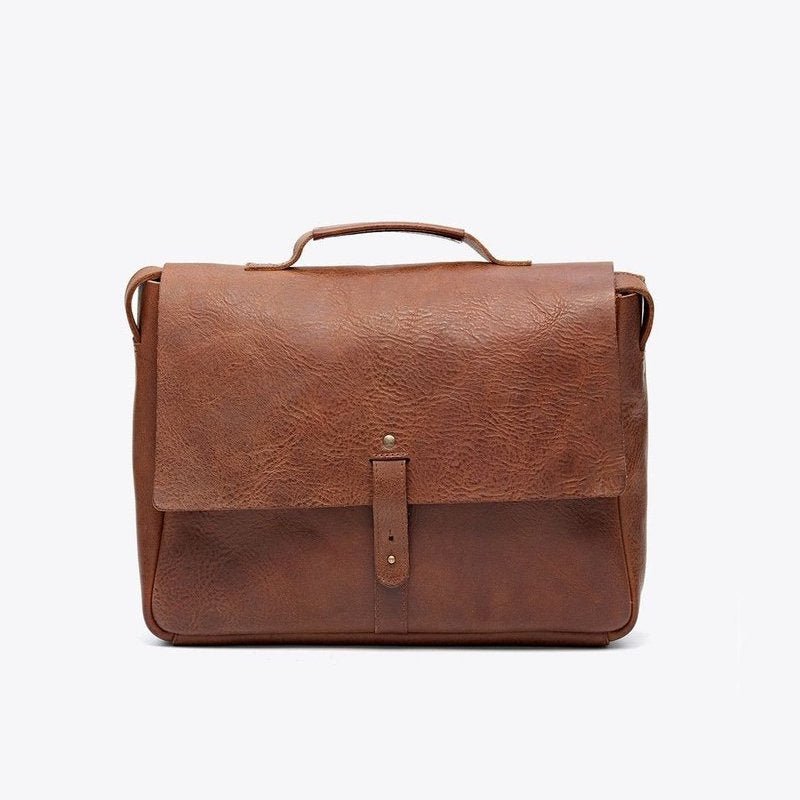 Loreto Leather Messenger BagChestnut