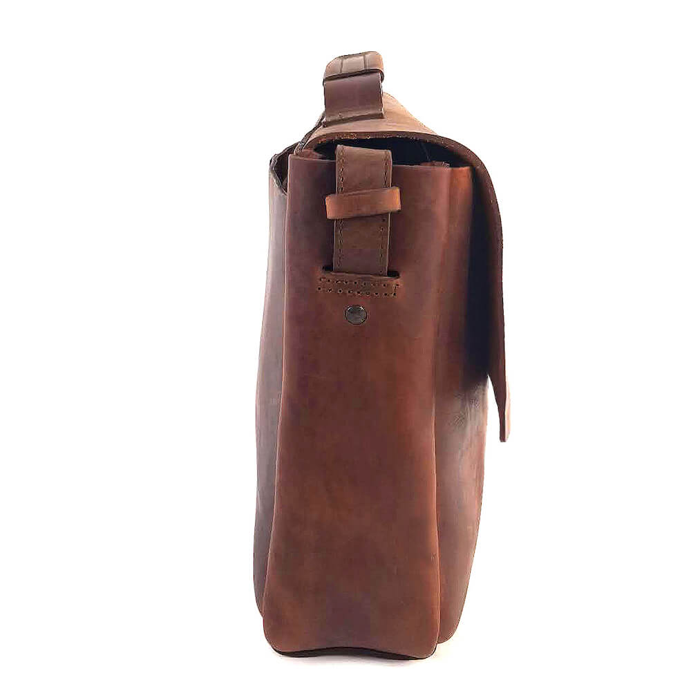 Loreto Leather Messenger BagChestnut