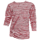 LS North Sea Navy ShirtMaroon Stripe