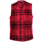 Mackinaw VestBlack Red Plaid