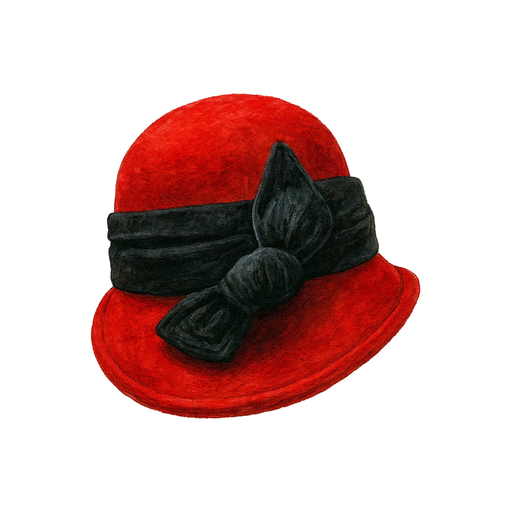 Madeleine's Parisian ClocheRed