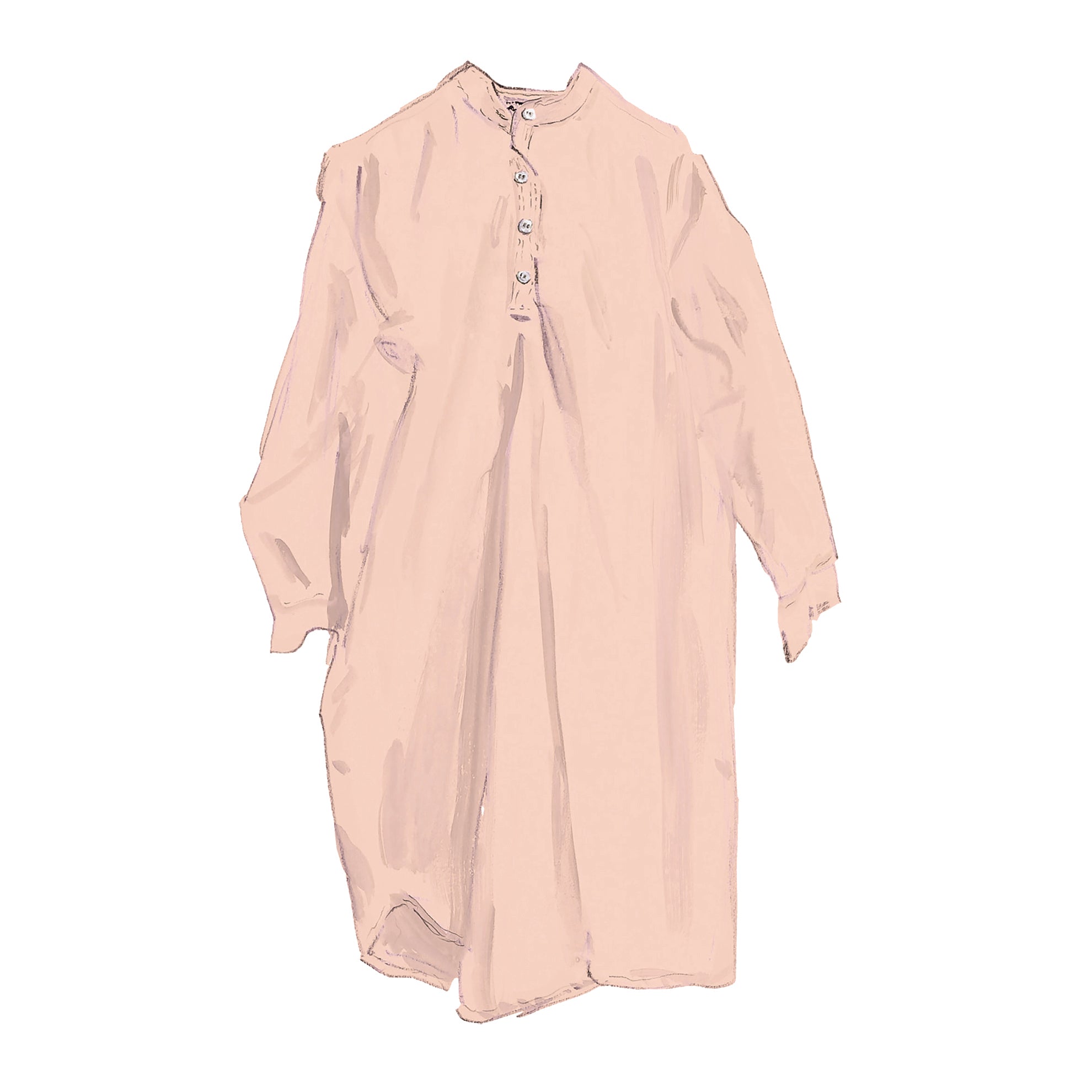 Marie Antoinette NightshirtPeach Champagne