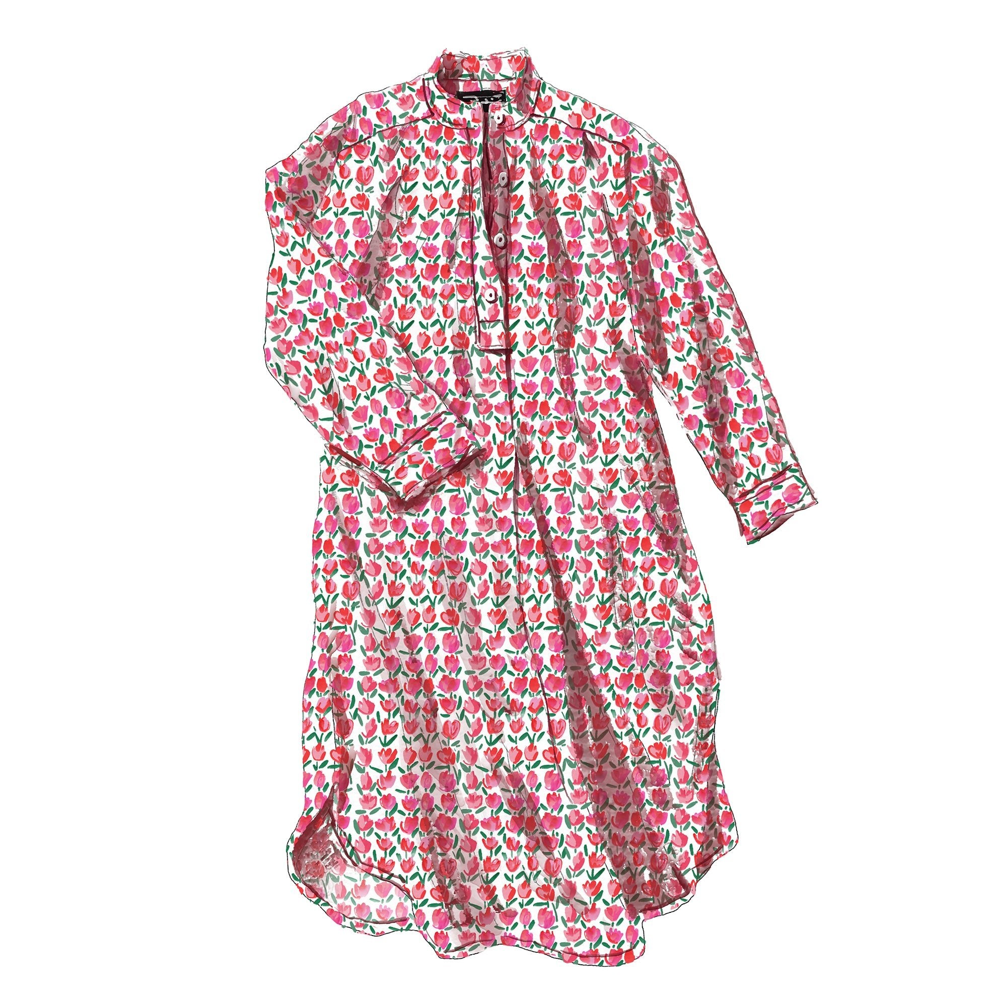 Marie Antoinette NightshirtPink Floral