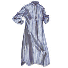 Marie Antoinette Striped NightshirtBlue White Stripe