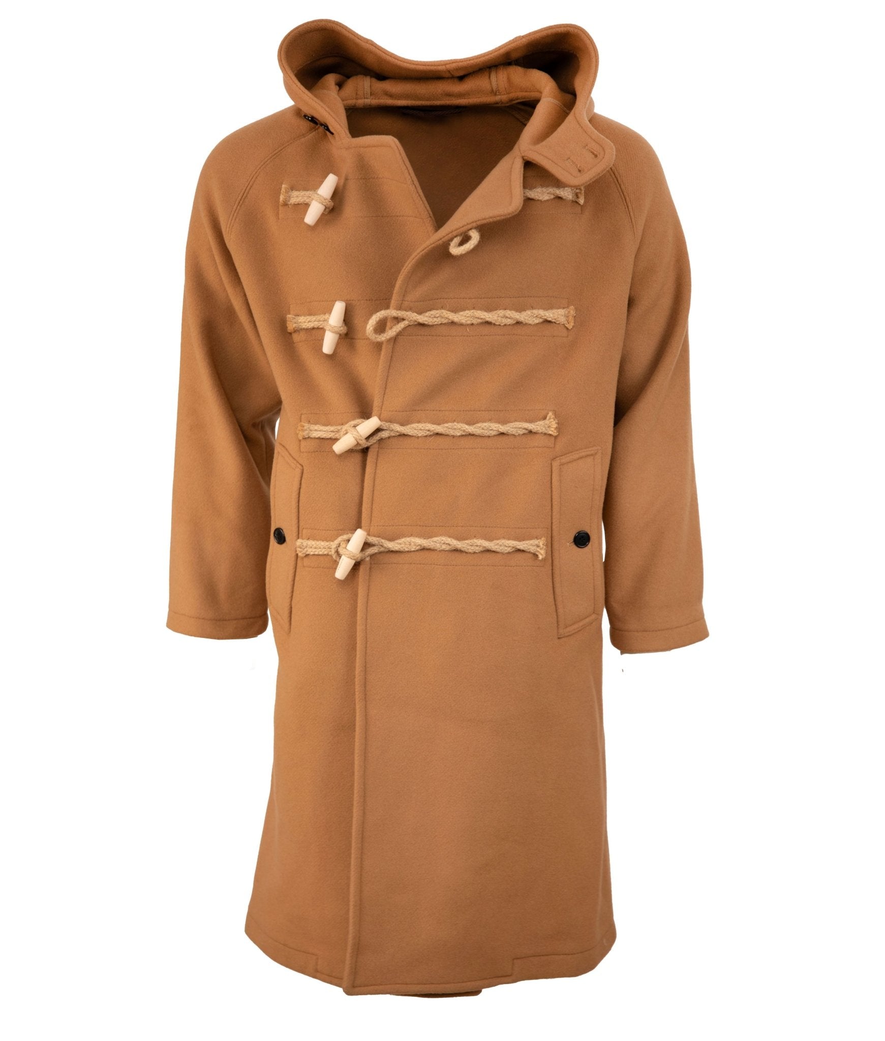 Men's British Wool Duffle CoatCamel