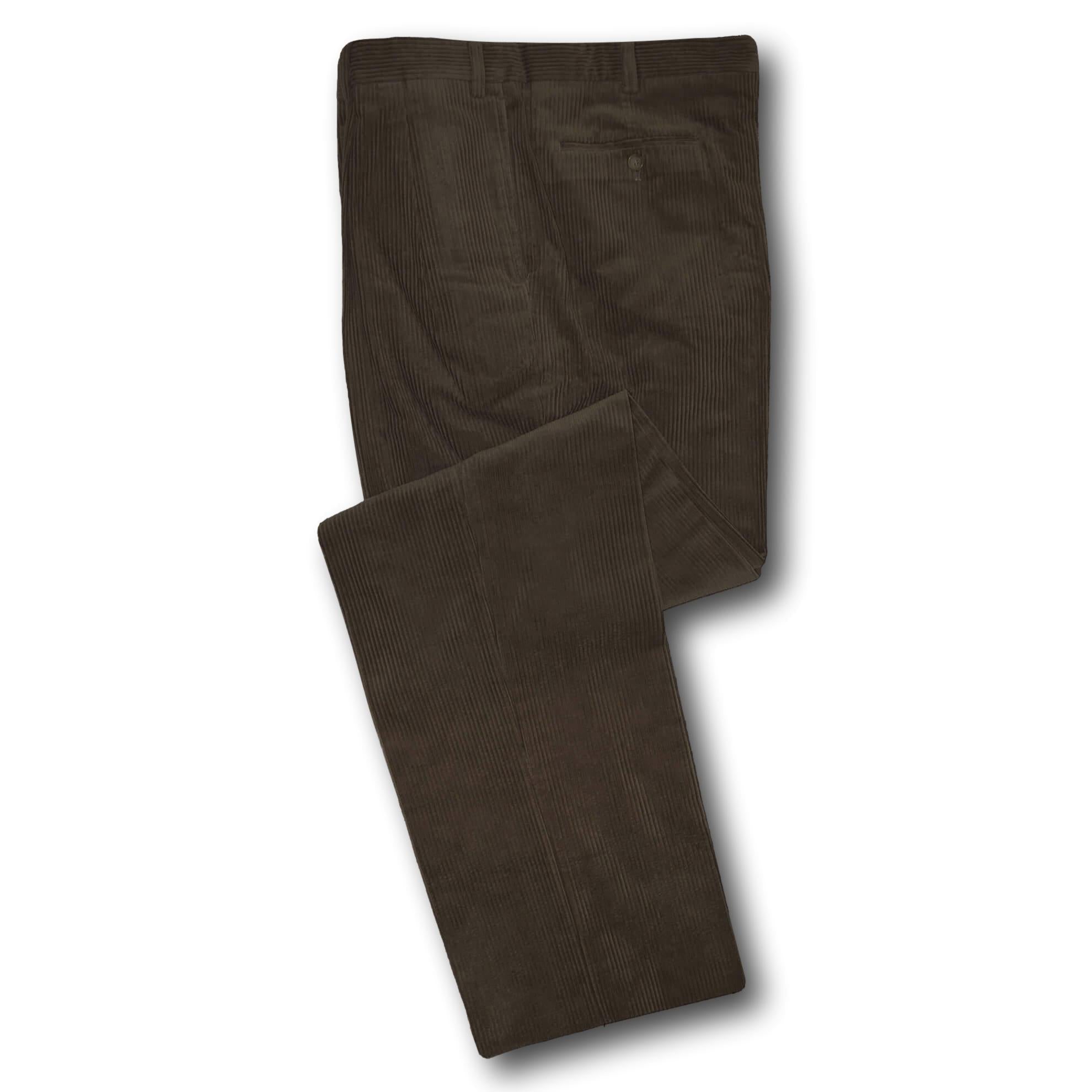 Men's Plush 8 - Wale Corduroy PantsDark Brown