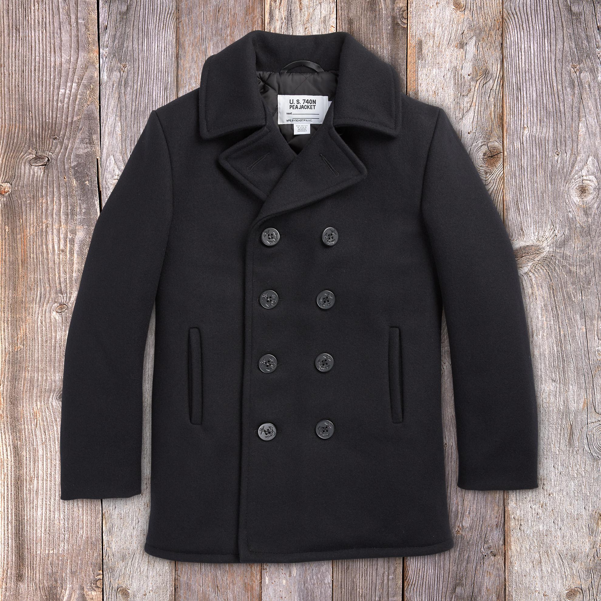 Men's US Navy Peacoat - The J. Peterman Company