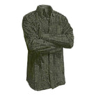 Micro Houndstooth Flannel ShirtGreen