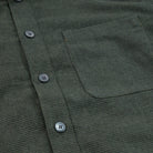 Micro Houndstooth Flannel ShirtGreen