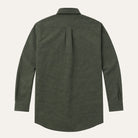 Micro Houndstooth Flannel ShirtGreen