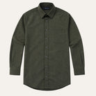 Micro Houndstooth Flannel ShirtGreen