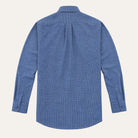 Micro Houndstooth Flannel ShirtNavy