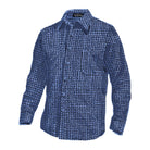Micro Houndstooth Flannel ShirtNavy