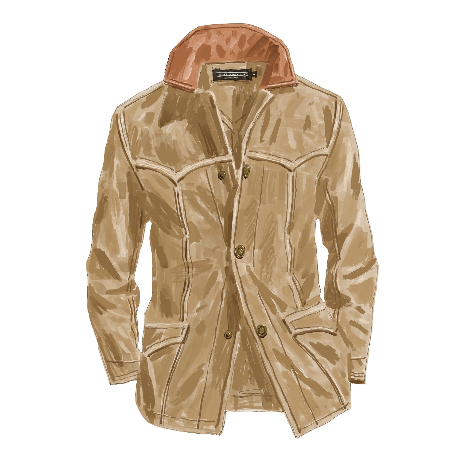 Mr. Parker’s Suede JacketDriftwood