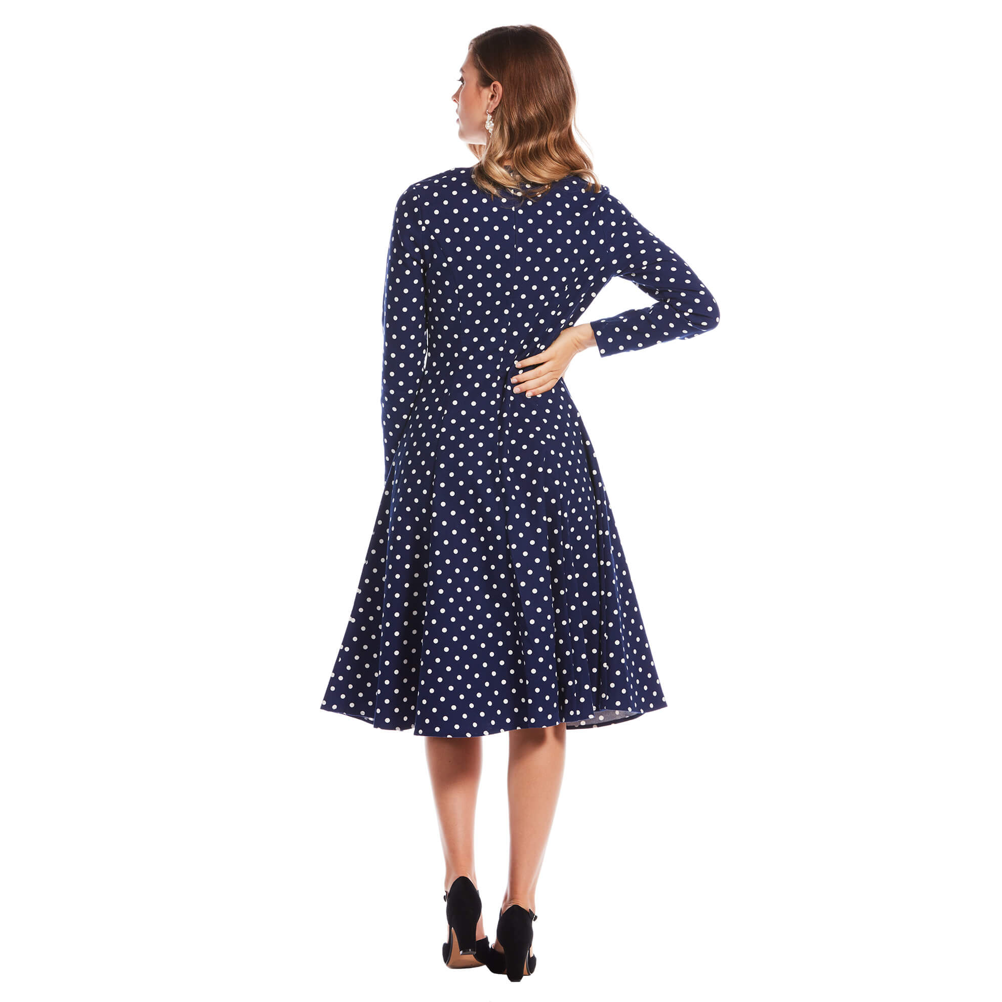 Nostalgic Button - Front DressNavy