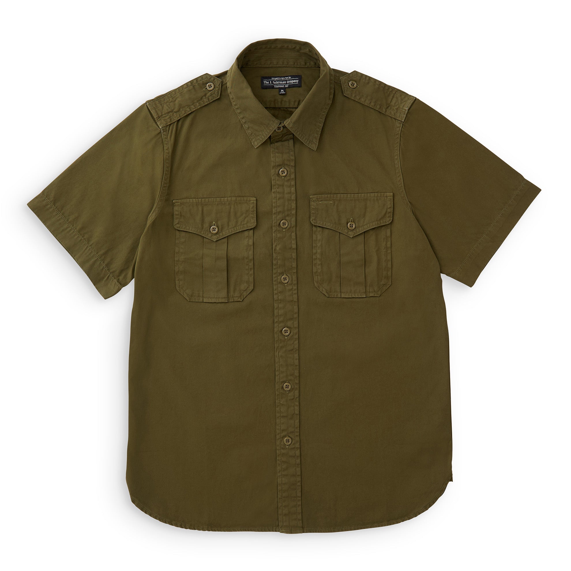 Short Sleeve Officer & Gentleman Field Shirt – The J. Peterman Company